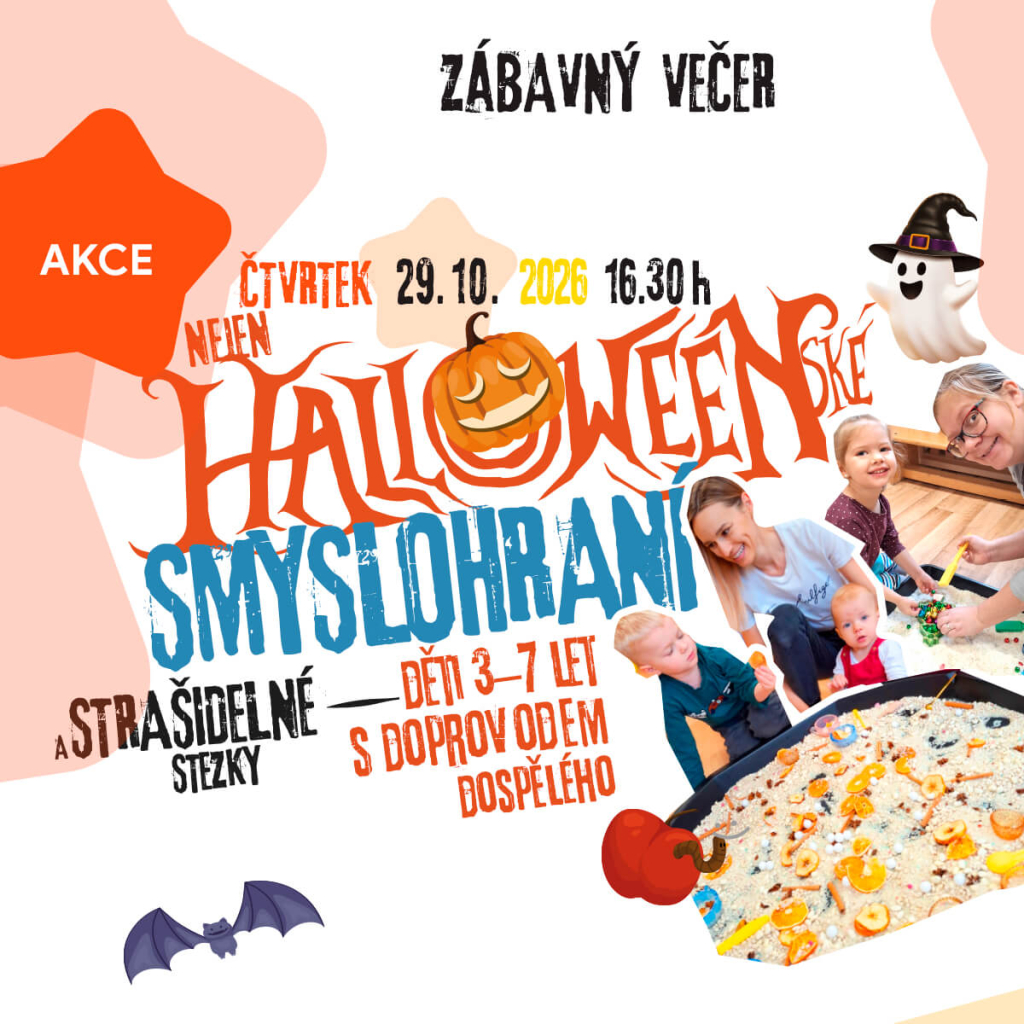 AKCE A – Halloweenské SMYSLOHRANÍ a strašidelné stezky