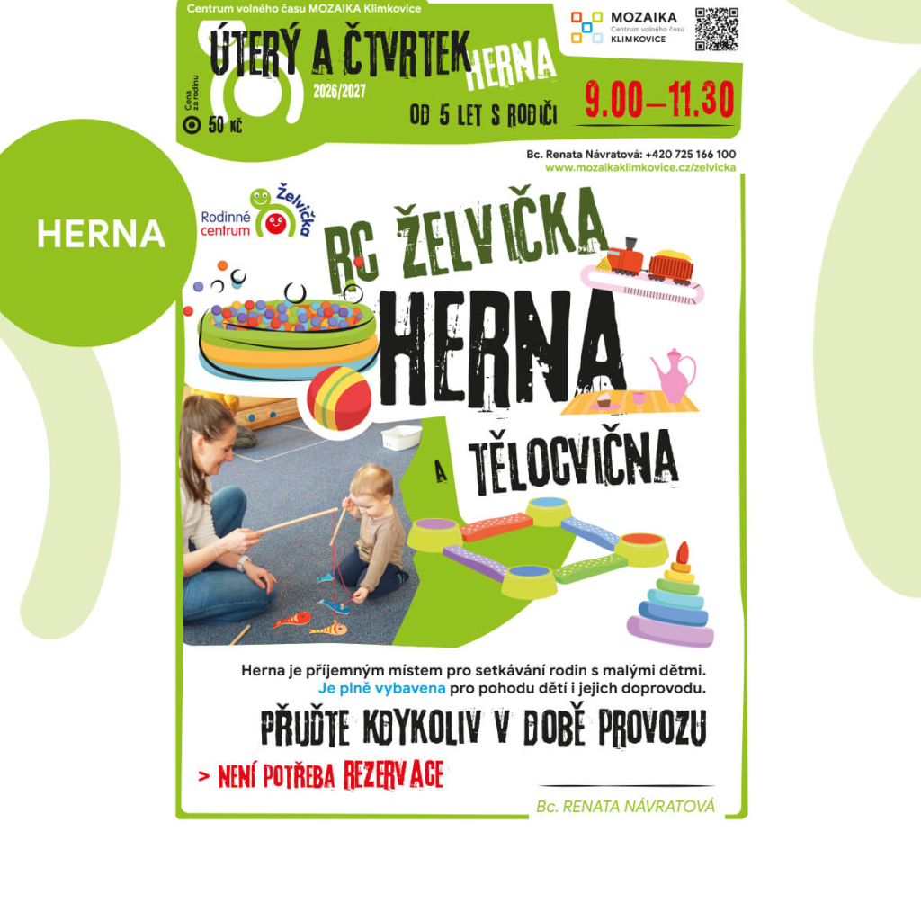 HERNA – Rodinné centrum Želvička
