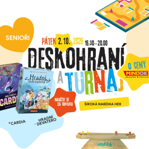 AKCE – TURNAJ – Deskohraní 2. 10. 2026