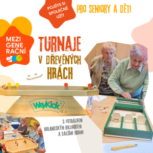 AKCE MEZIGENERAČNÍ – Turnaje v dřevěných hrách senioři+děti