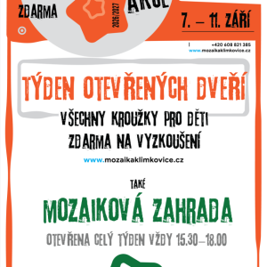 7.–11. 9. Týden otevřených dveří